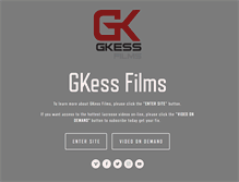 Tablet Screenshot of gkessfilms.com